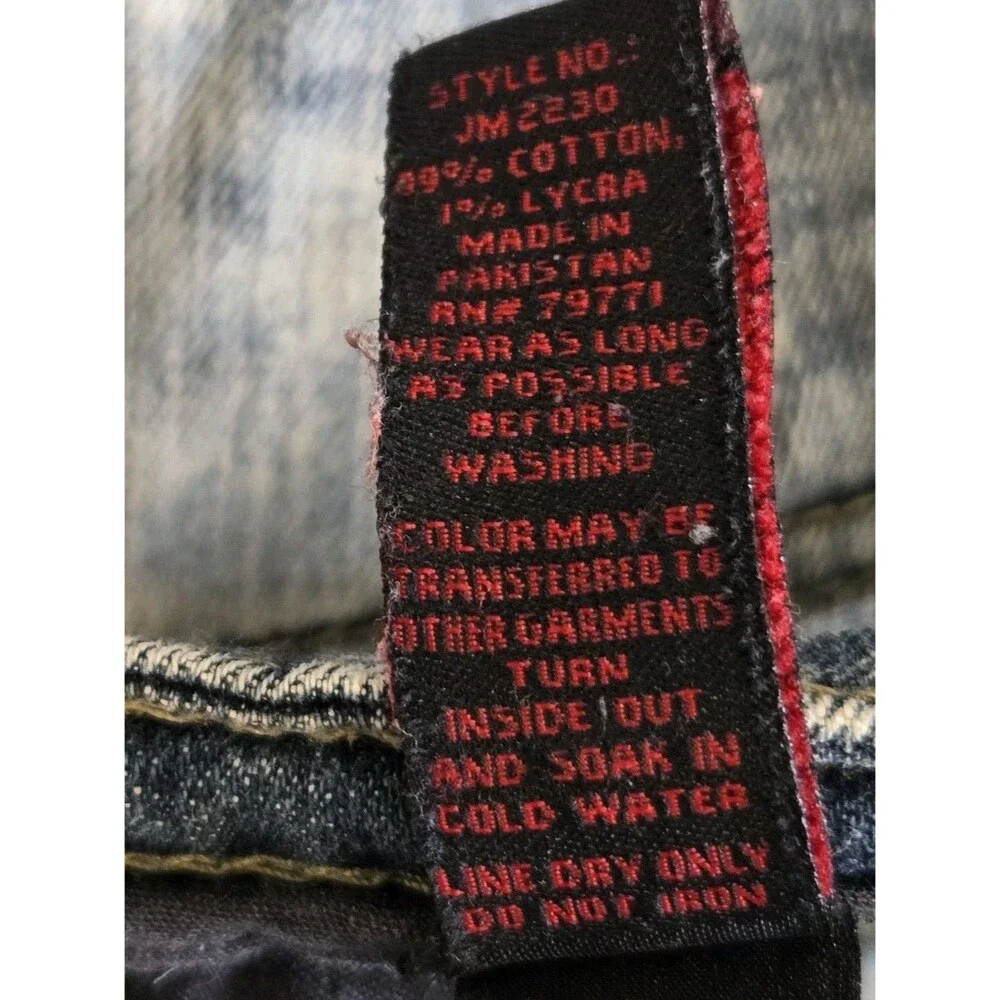 Jordan Craig Jeans Mens 42x32 Blue Legacy Edition Aaron Fit Distressed Grunge